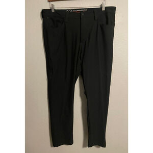 Wrangler Mens Pants 38x30 Black All Terrain Gear Stretch Straight Leg Outdoor